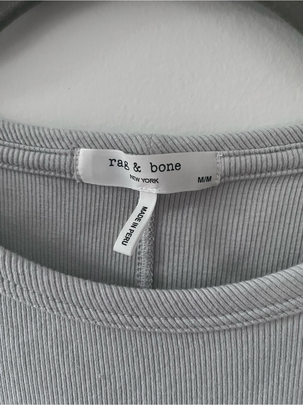 rag & bone | Cropped Ribbed Tank | Medium - Picture 3 of 3